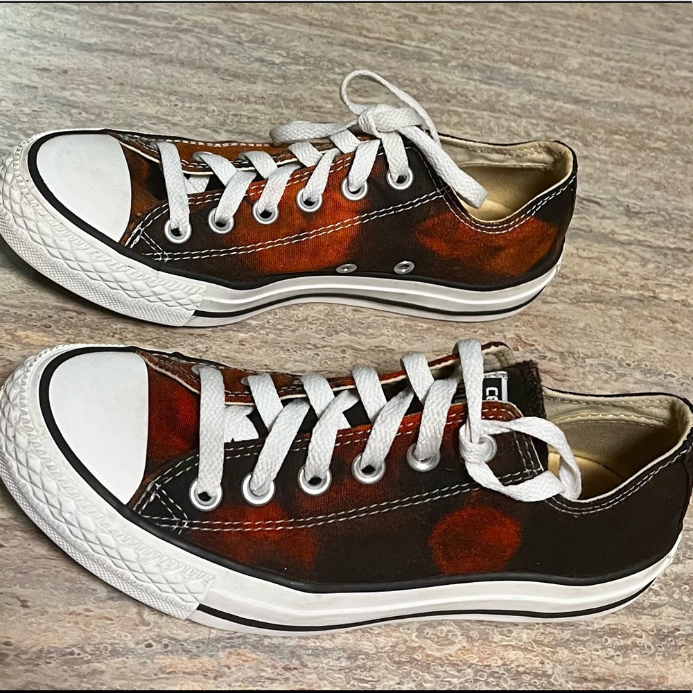Converse All Star Unisex tie dye brown sneakers - Picture 3 of 16